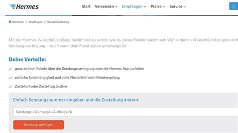 kann zustellung nicht ändern hermes